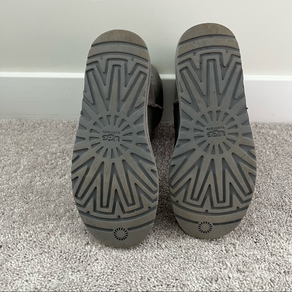 Silver Metallic Classic Short Ugg Boots - Picture 5 of 6
